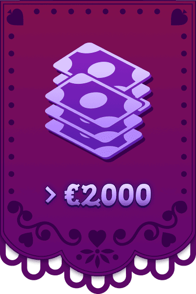 Mache Einzahlungen über 2.000&nbsp;€